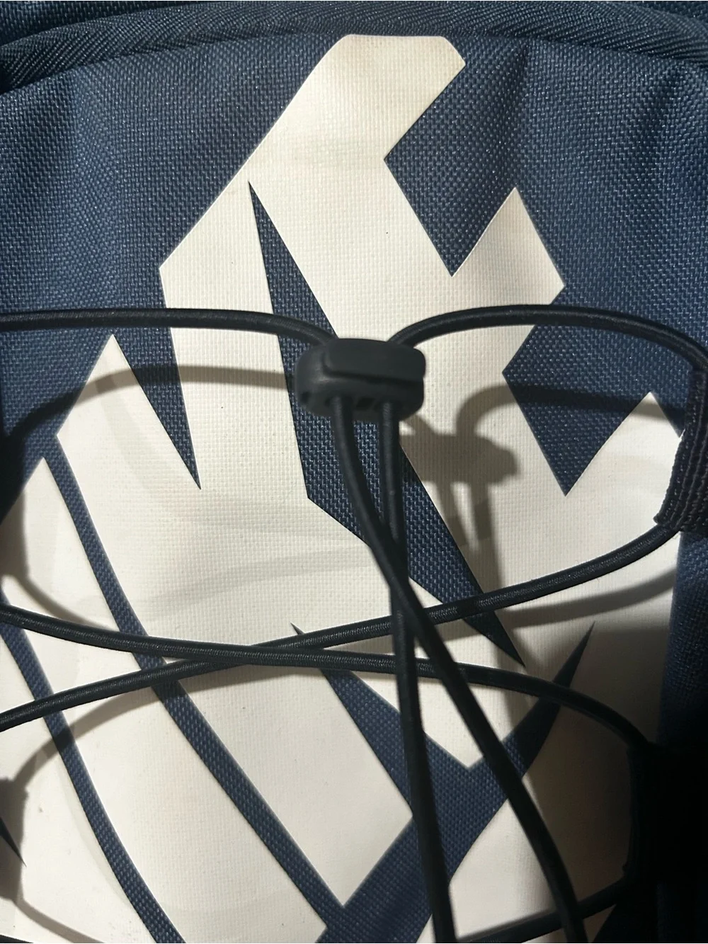 Nike Navy and white Men's Backpack with Front Bungee